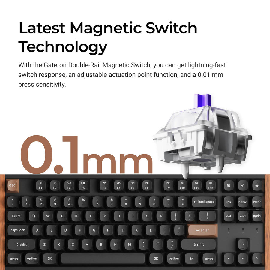 Keychron K8 TMR Wireless Magnetic Switch Custom Keyboard