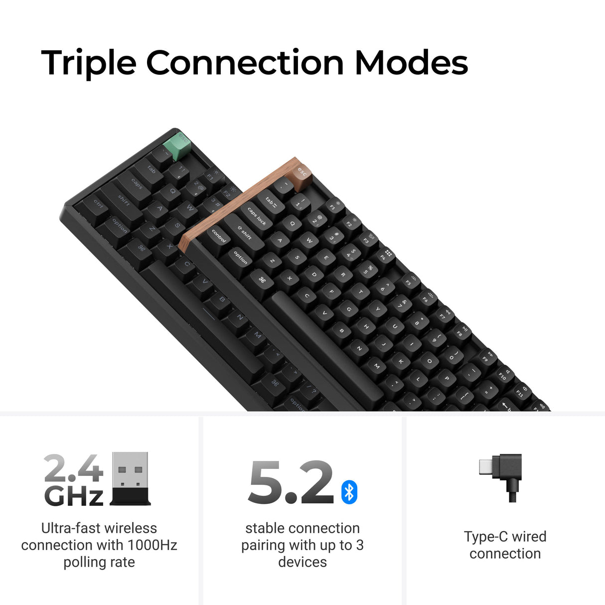 Keychron K8 HE Wireless Magnetic Switch Custom Keyboard - Keychron Thailand