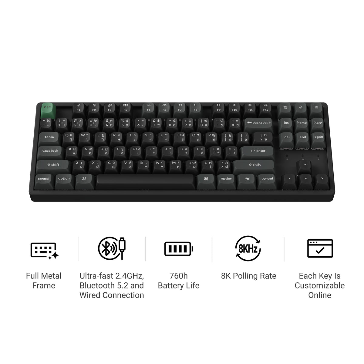 Keychron K8 Ultra 8K Wireless Custom Mechanical