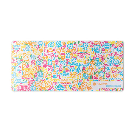 Keychron-Graffiti-Party-แผ่นรองโต๊ะ