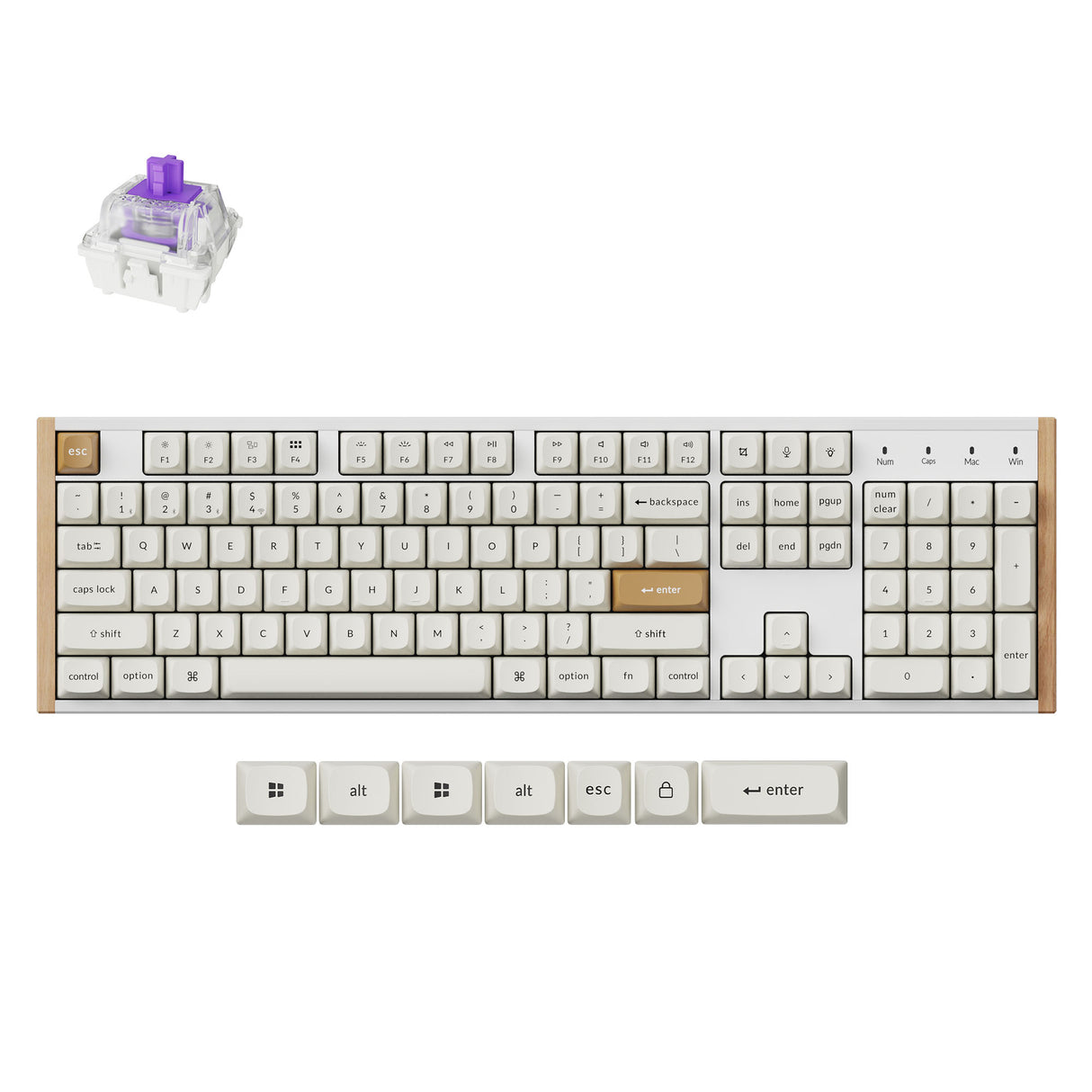 Keychron K10 HE Wireless Magnetic Switch Custom Keyboard - Keychron Thailand
