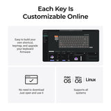 Keychron K2 TMR Wireless Magnetic Switch Custom Keyboard - Resin Edition