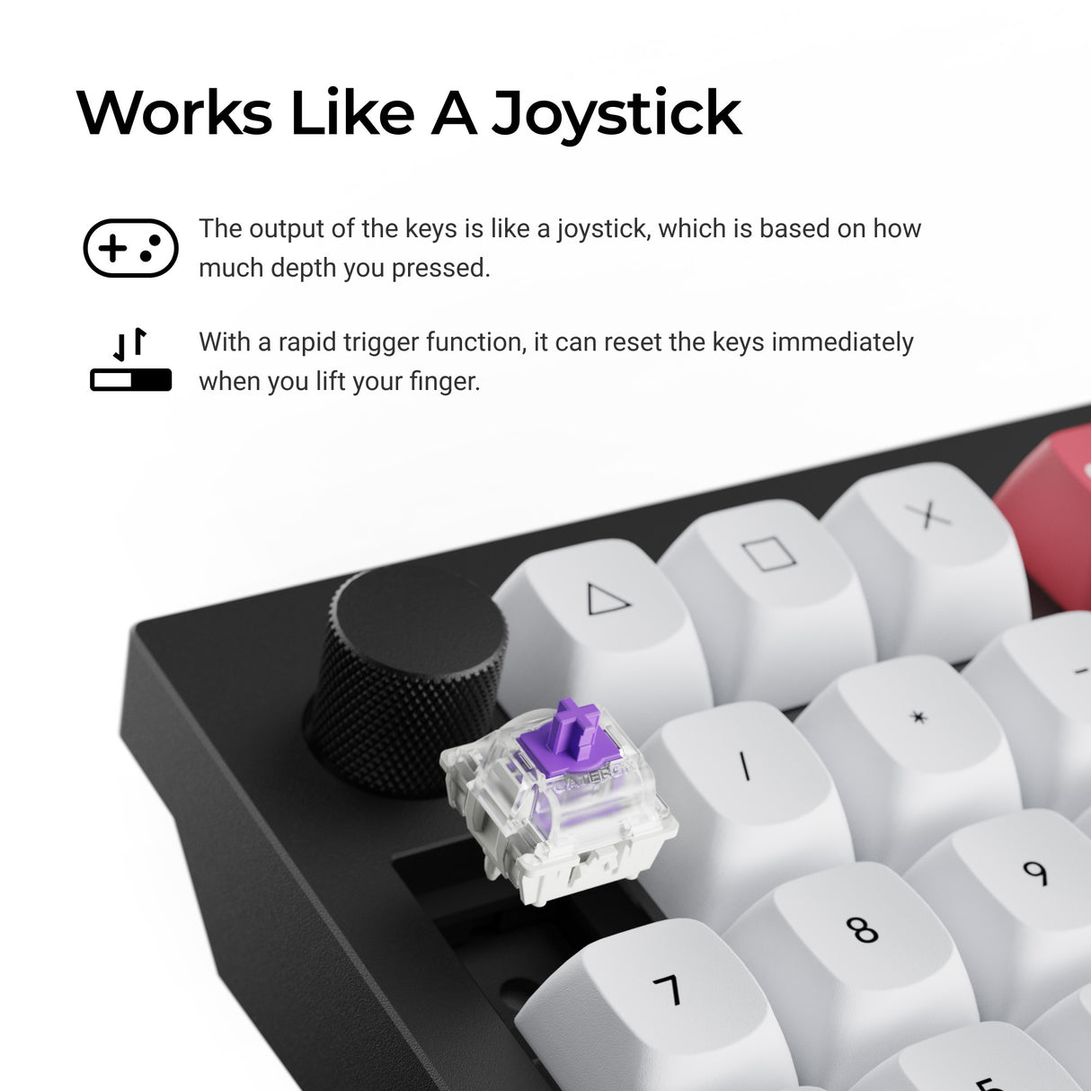 Keychron Q12 HE QMK Wireless Custom Magnetic Keyboard