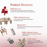 Keychron Silk POM Switch Set - Keychron Thailand