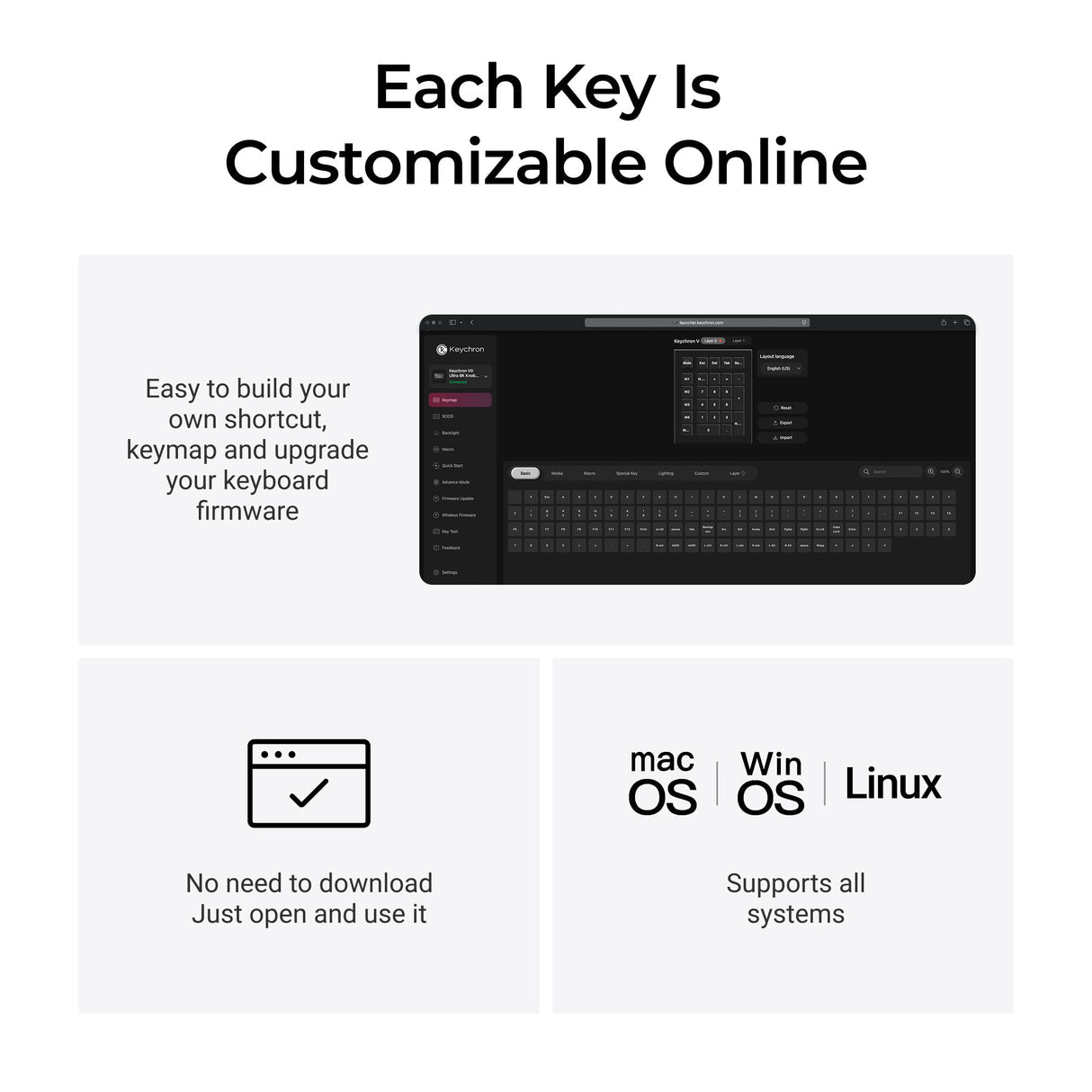 Keychron V0 Ultra 8K Wireless Custom Number Pad - Keychron Thailand