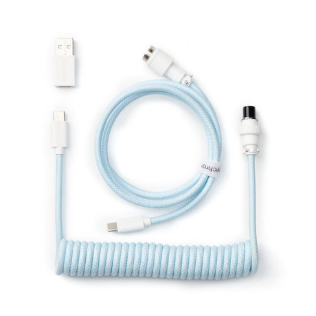 สายเคเบิลคีย์บอร์ดแบบขด Keychron Coiled Aviator Cable 8K - Keychron Thailand
