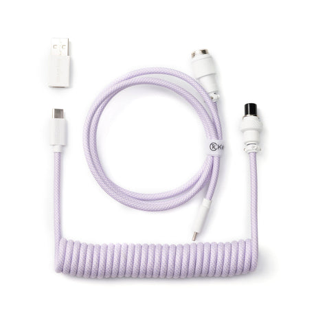 สายเคเบิลคีย์บอร์ดแบบขด Keychron Coiled Aviator Cable 8K - Keychron Thailand
