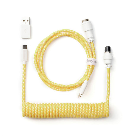 สายเคเบิลคีย์บอร์ดแบบขด Keychron Coiled Aviator Cable 8K - Keychron Thailand