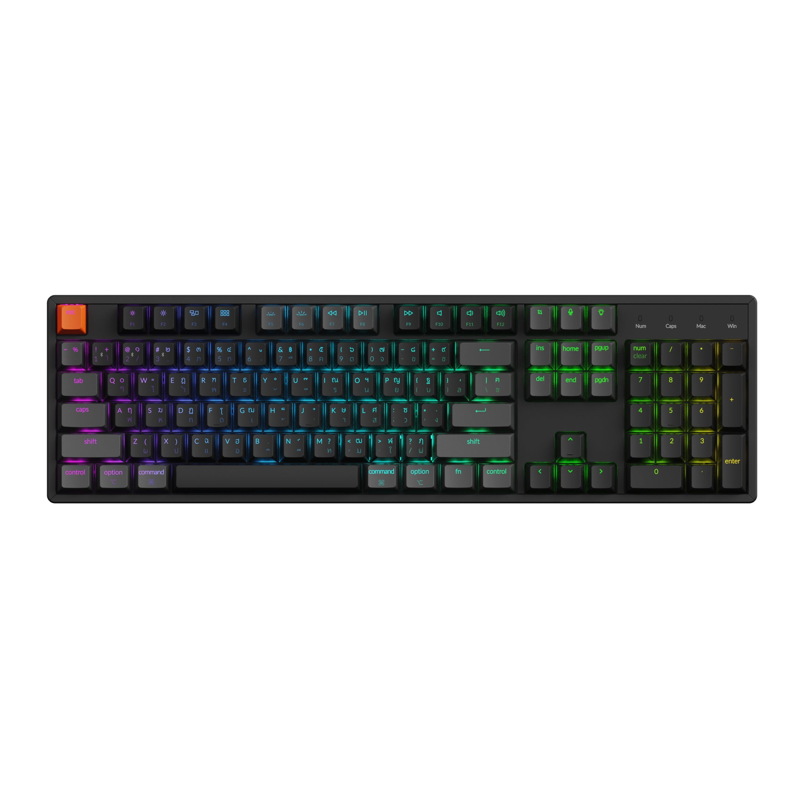 Keychron K10X QMK Wireless Mechanical Keyboard ไฟลอด