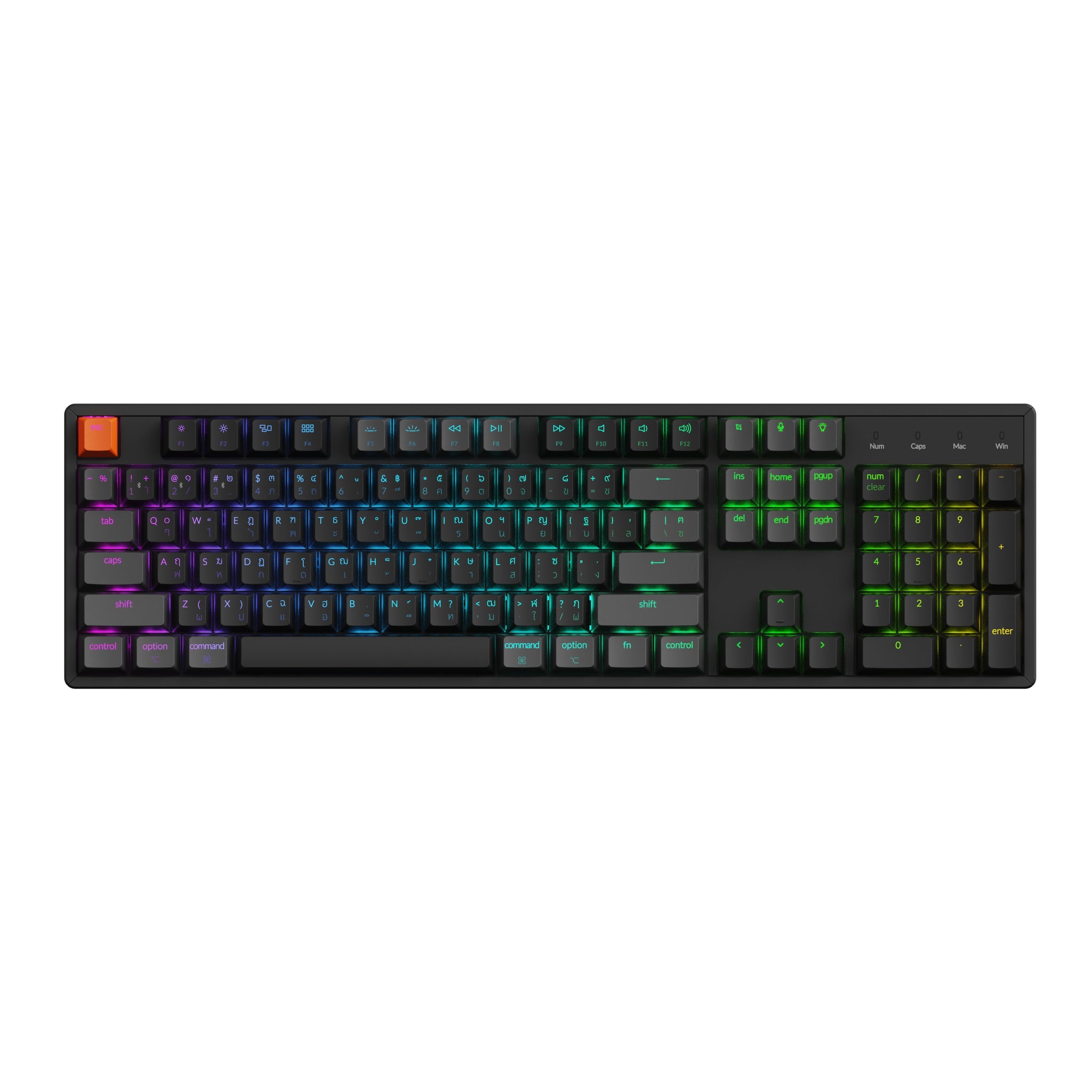 Keychron K10X QMK Wireless Mechanical Keyboard ไฟลอด
