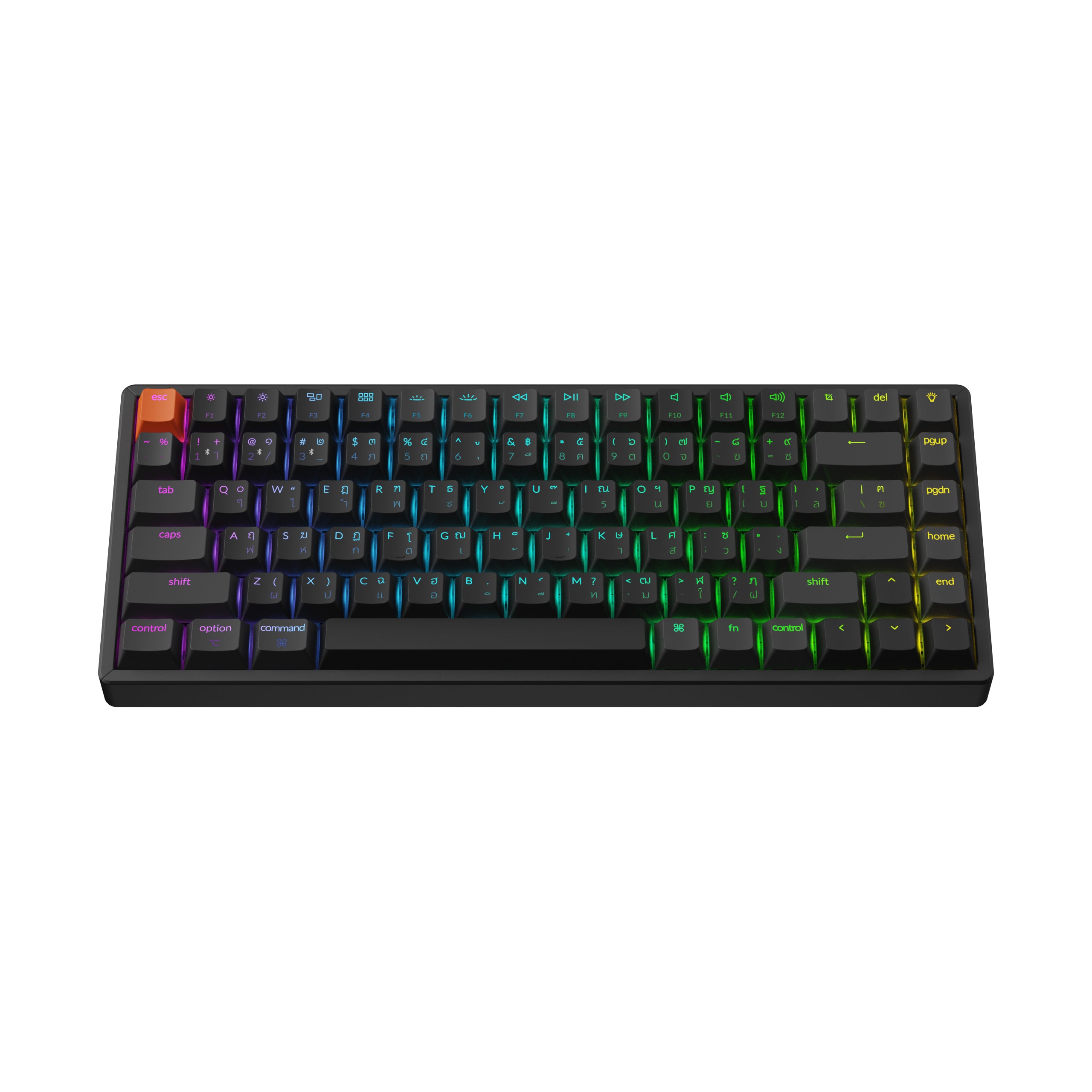 eychron K2X คีย์บอร์ดไร้สาย 75% ตัวเครื่องกะทัดรัด ขาตั้งปรับองศาได้ เหมาะสำหรับพกพา