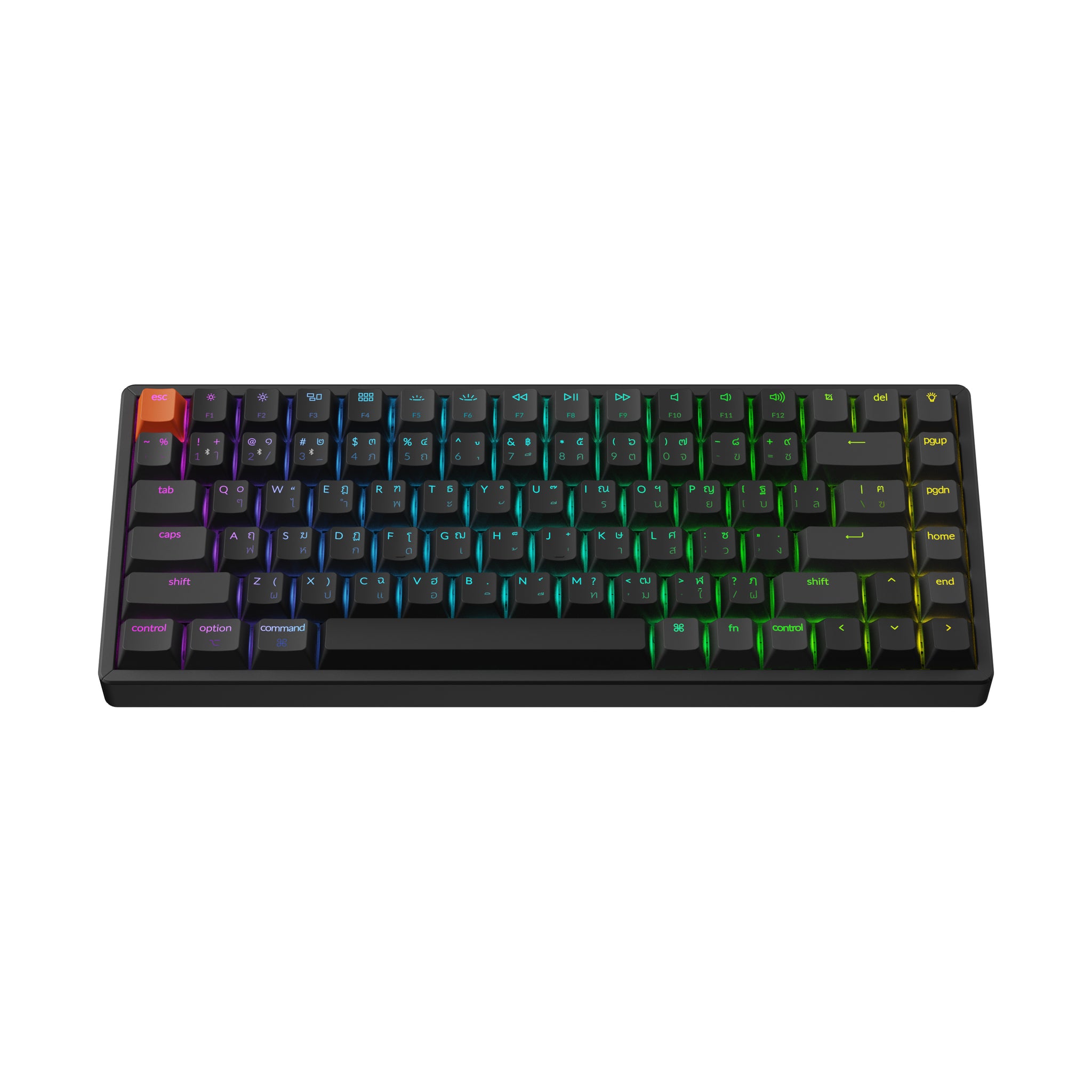 eychron K2X คีย์บอร์ดไร้สาย 75% ตัวเครื่องกะทัดรัด ขาตั้งปรับองศาได้ เหมาะสำหรับพกพา