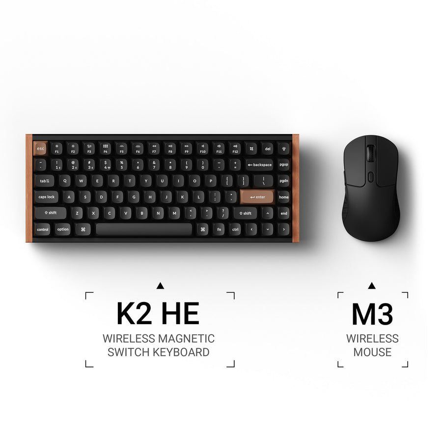 Keychron K2 TMR Keyboard and M3 Lite Mouse Wireless Elite Bundle - Keychron Thailand