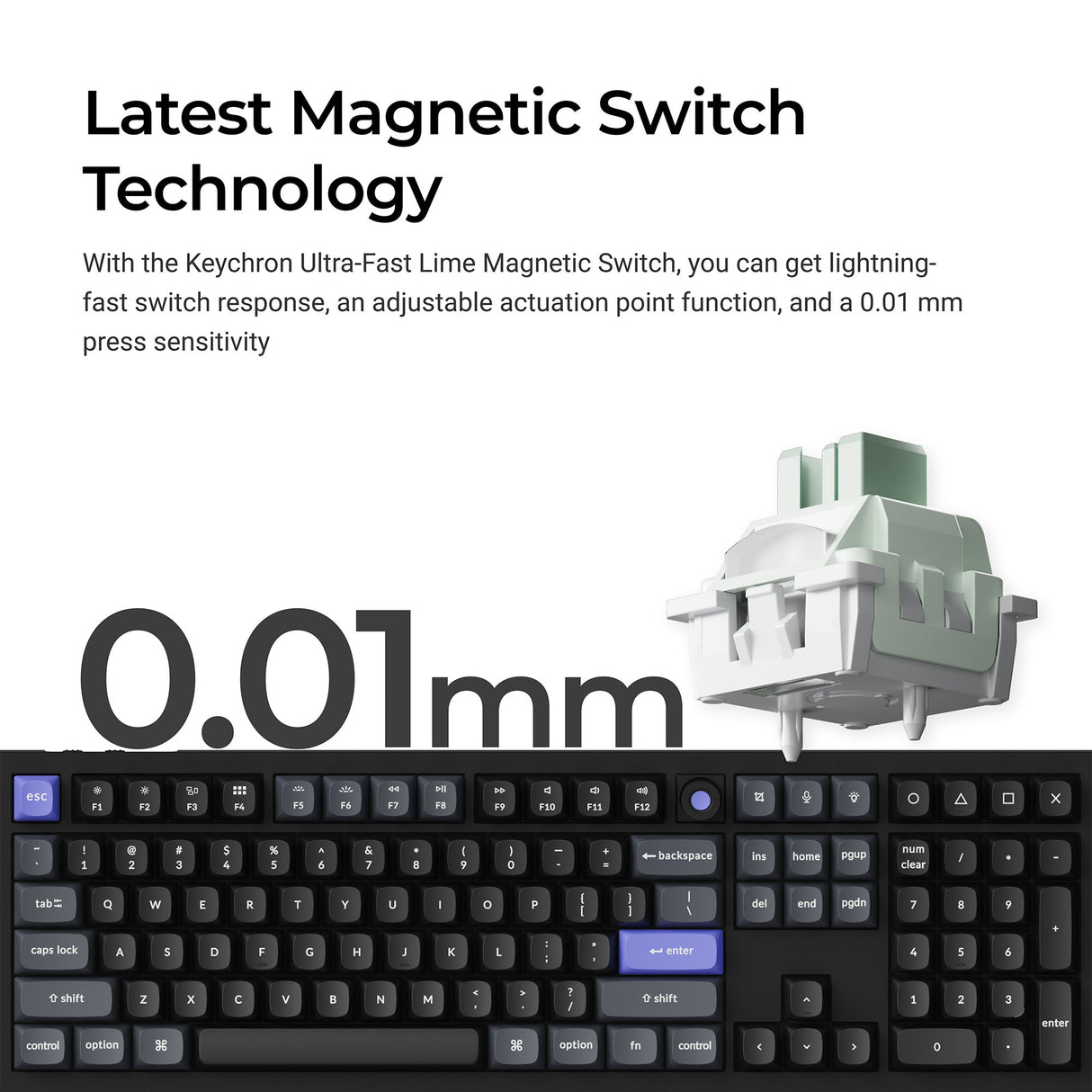 Keychron Q6 HE 8K Magnetic TMR Switch Keyboard