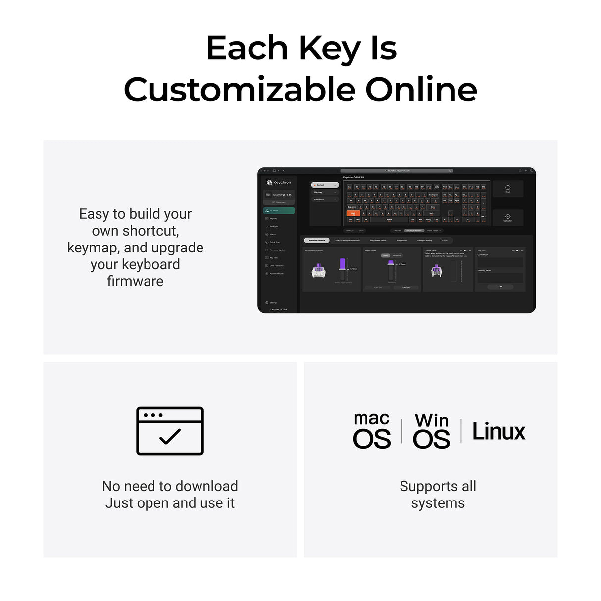 Keychron Q6 HE 8K Magnetic TMR Switch Keyboard
