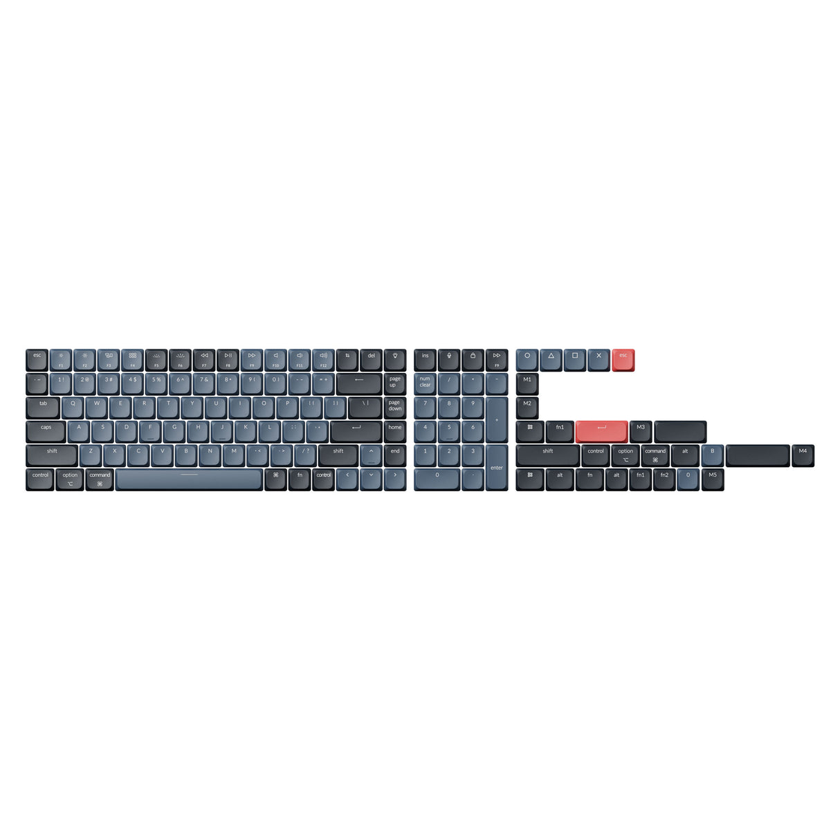 ชุดคีย์แคป Low Profile ABS LSA Full Set Keycap Set - Keychron Thailand