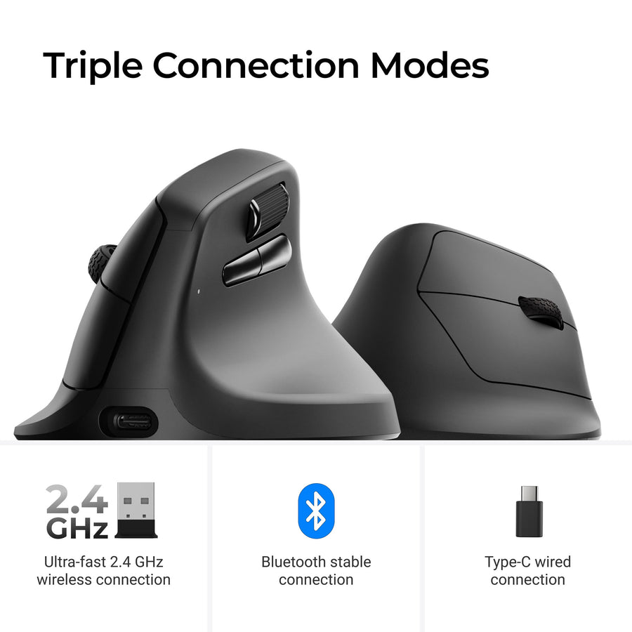 Keychron M5 Wireless Ergonomic Mouse - Keychron Thailand
