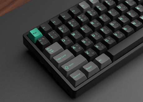 ชุดคีย์แคป Cherry Profile Double-Shot PBT Full Set Keycaps - Hacker Mint (218 ปุ่ม) - Keychron Thailand