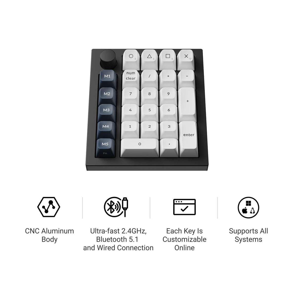 Keychron Q0 Max QMK Wireless Mechanical Keyboard - Keychron Thailand