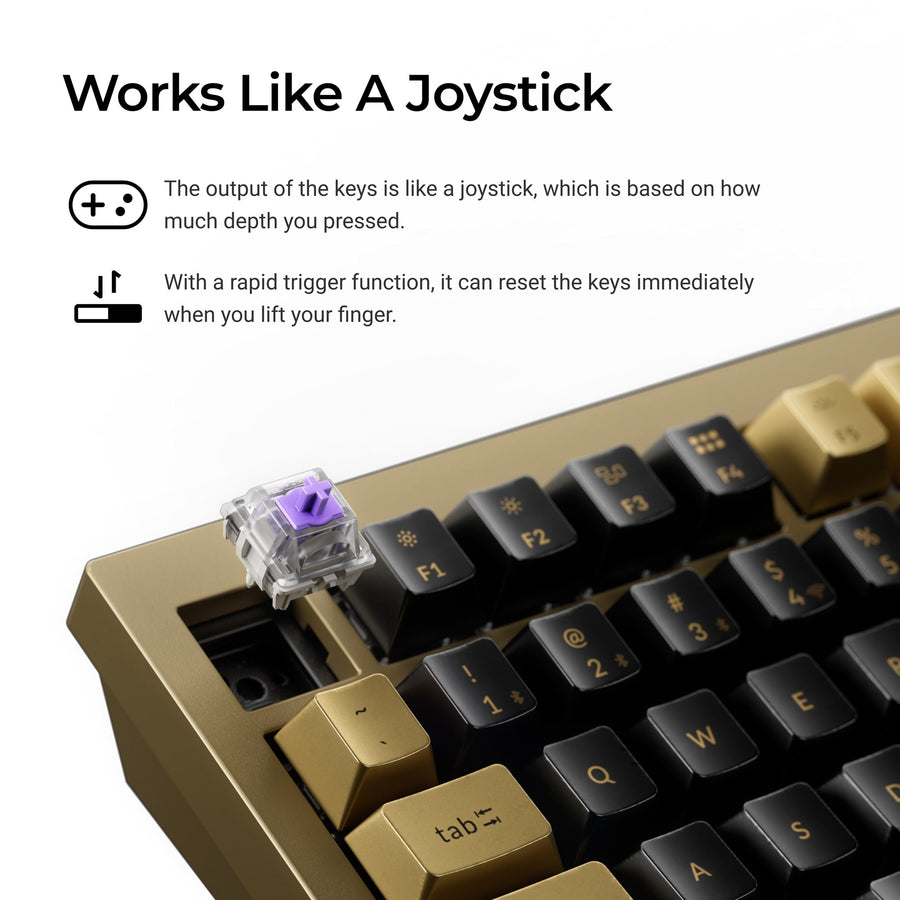 Keychron Q1 TMR QMK Wireless Custom Keyboard - Copper Edition - Keychron Thailand