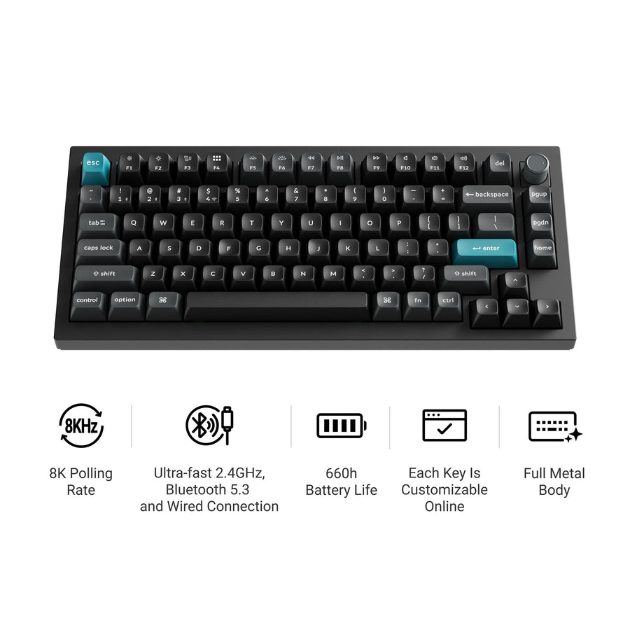 Keychron Q1 Ultra 8K Wireless Custom Mechanical Keyboard - Keychron Thailand