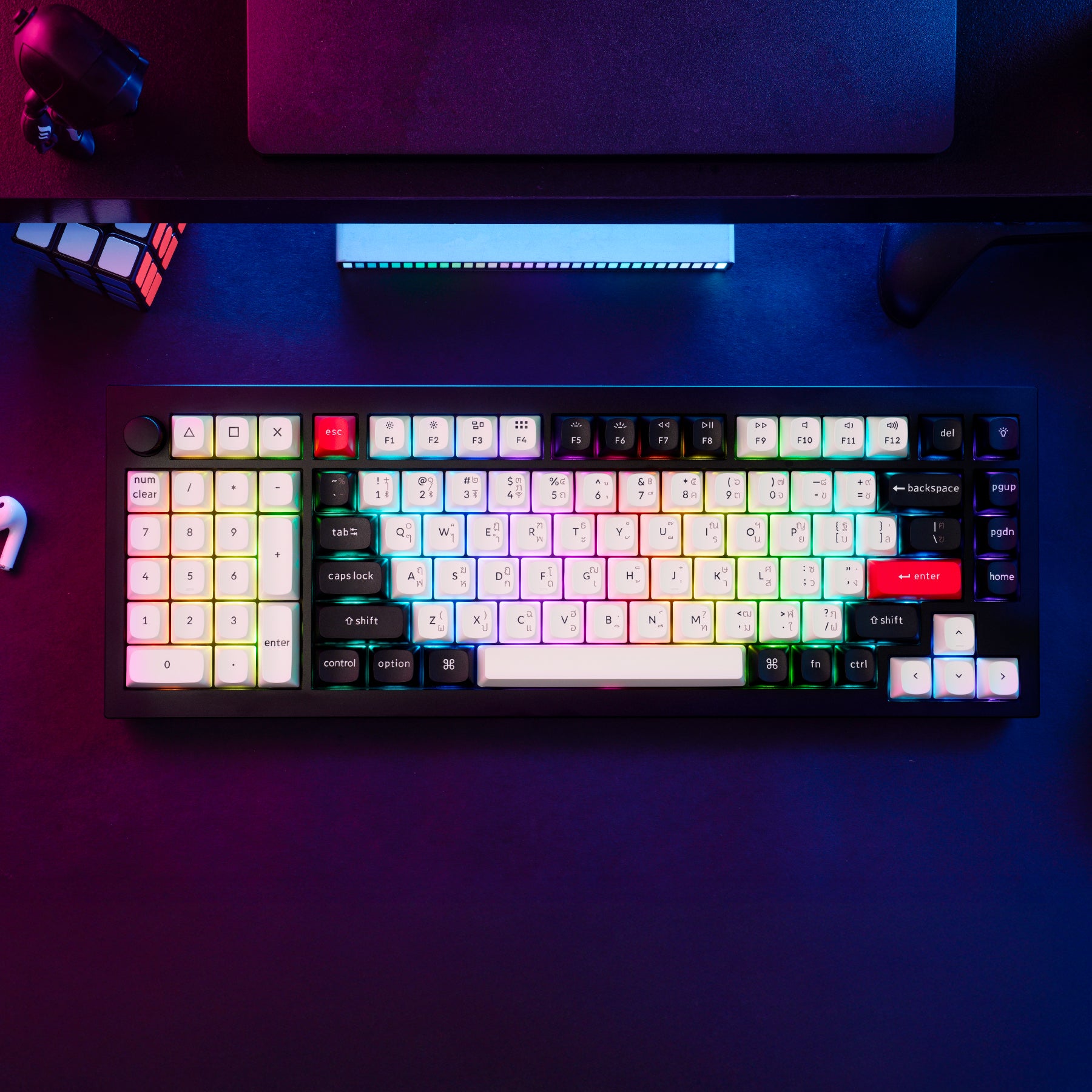 Keychron Q12 HE QMK Wireless Custom Magnetic Keyboard