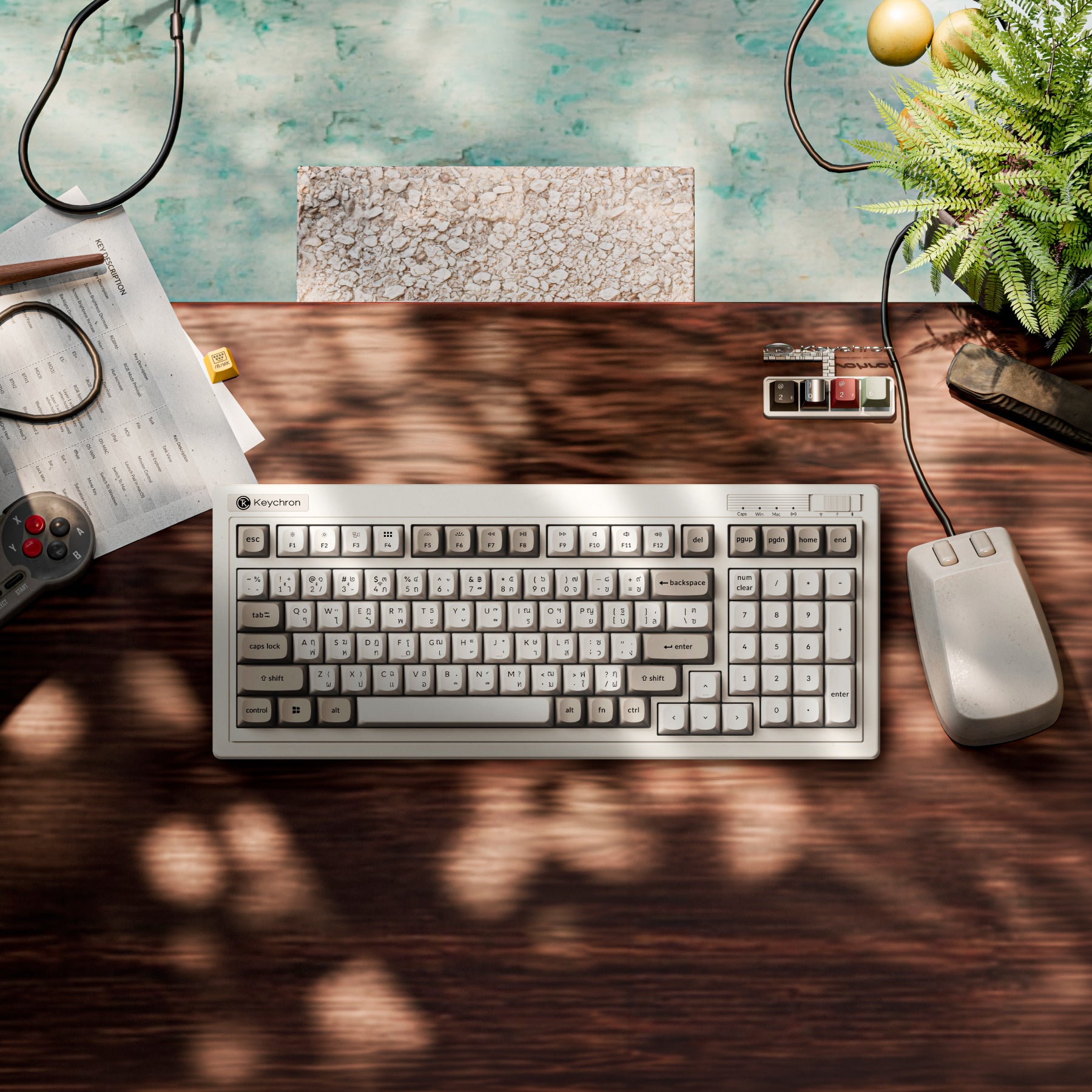 Keychron R5 Retro Wireless Mechanical Keyboard - Keychron Thailand