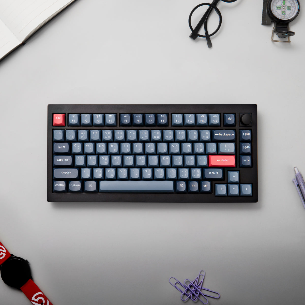 V1 Max QMK/VIA Wireless Custom Mechanical Keyboard - Keychron Thailand