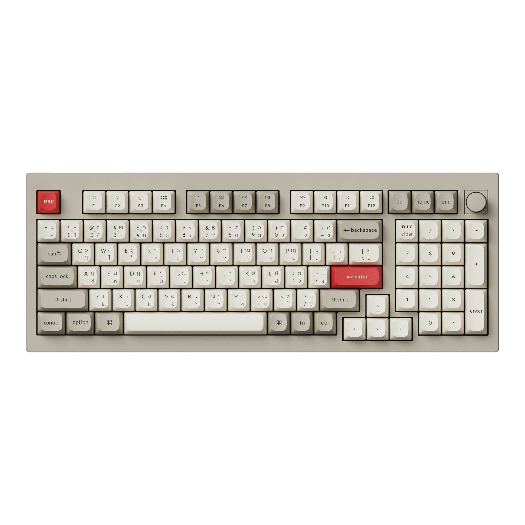Keychron V5 Max QMK/VIA Wireless Custom Mechanical Keyboard - Keychron Thailand