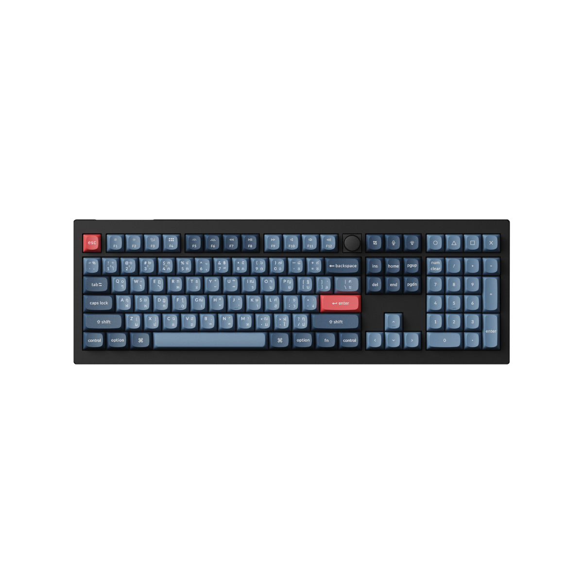 Keychron V6 Max QMK/VIA Wireless Custom Mechanical Keyboard (Silent Switch) - Keychron Thailand
