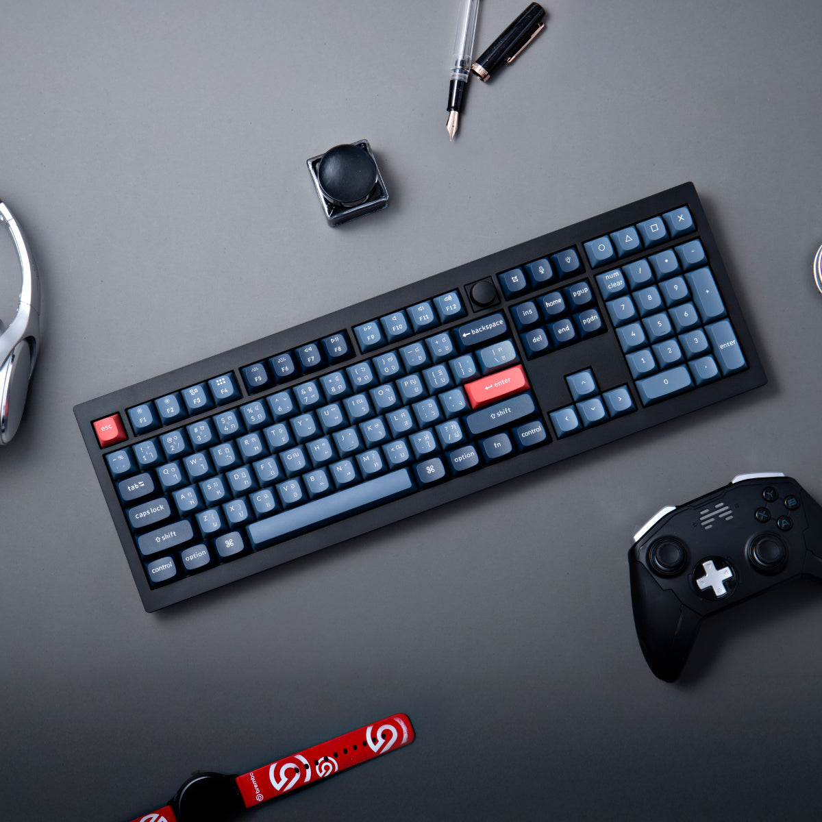 Keychron V6 Max QMK/VIA Wireless Custom Mechanical Keyboard (Silent Switch) - Keychron Thailand