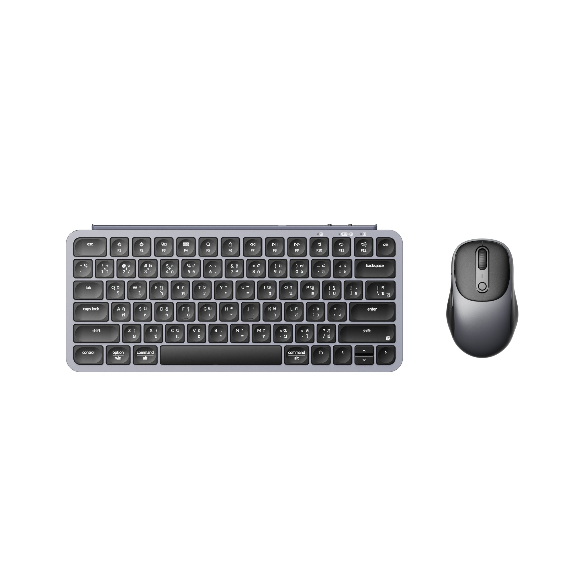 ชุดคอมโบคีย์บอร์ดและเมาส์ไร้สาย B1 Pro Wireless Keyboard and Mouse Combo-หน้าตรง