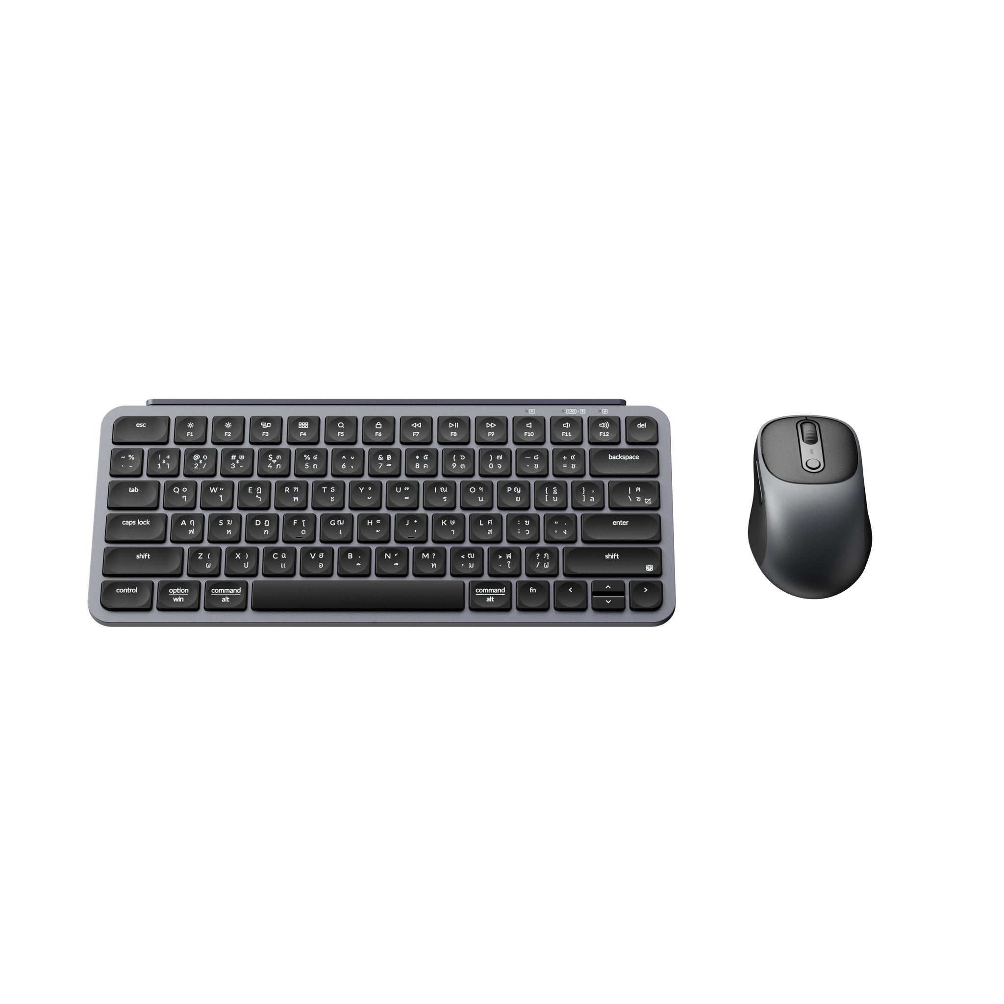 ชุดคอมโบคีย์บอร์ดและเมาส์ไร้สาย B1 Pro Wireless Keyboard and Mouse Combo-เอียง