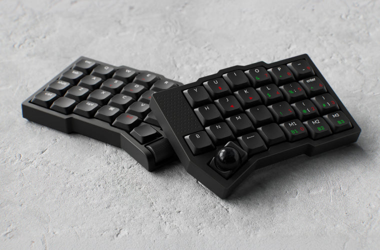 Keychron Orca echo Wireless Split Keyboard with Trackball