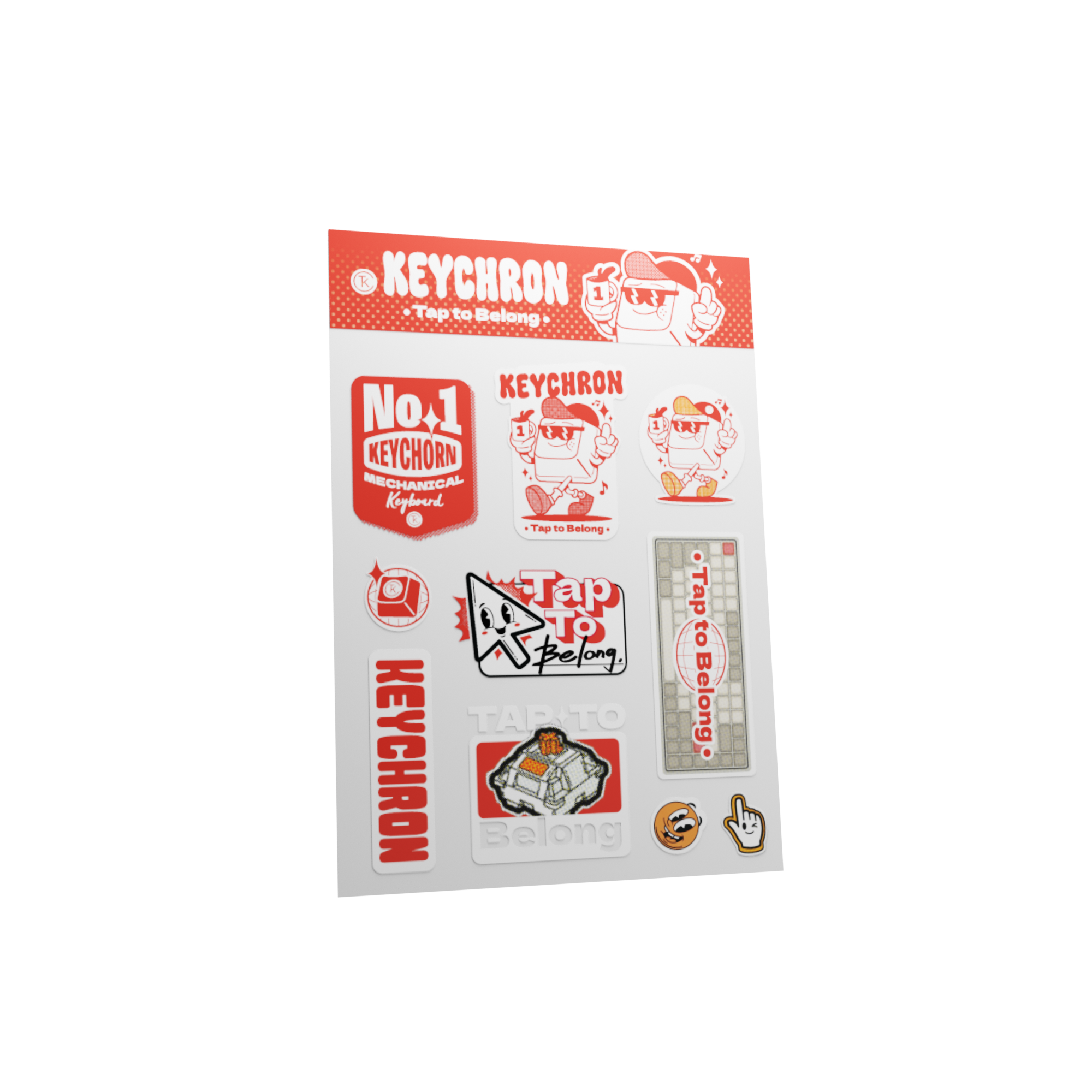Tap to Belong Sticker Set - Keychron Thailand