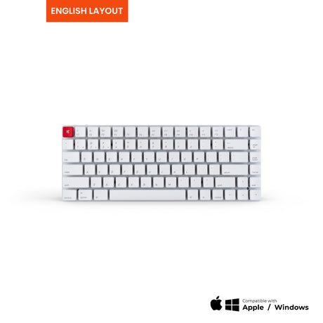 Keychron K3 V2 Non-Backlight Ultra-Slim Wireless Mechanical Keyboard (π Edition) - Keychron
