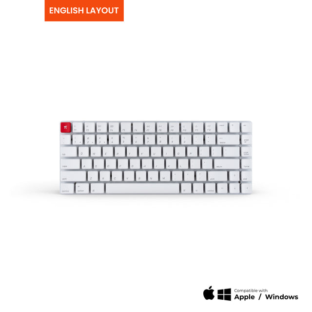 Keychron K3 V2 Non-Backlight Ultra-Slim Wireless Mechanical Keyboard (π Edition) - Keychron