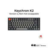Keychron K2 V.2 Wireless Mechanical Keyboard (Non-Hot-swappable) - Keychron